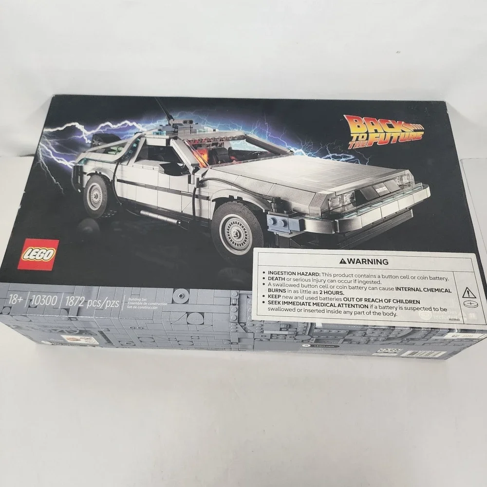 LEGO Icons 10300 Back to the Future‎ Time Machine Delorean New Sealed 1872 Pc